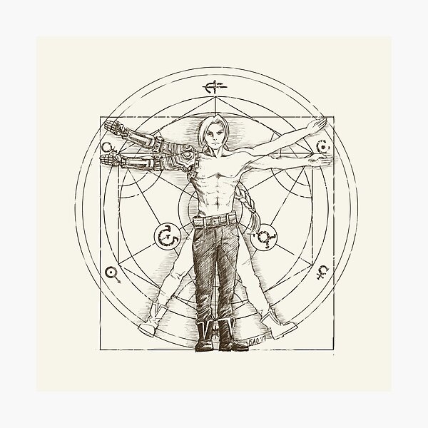 Vitruvian Alchemist Photographic Print