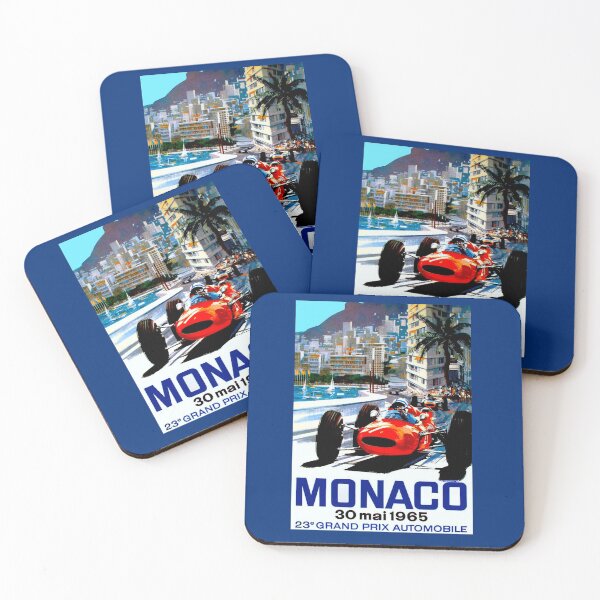Item preview, MONACO GRAND PRIX; Vintage Auto Racing Print designed and sold by posterbobs.
