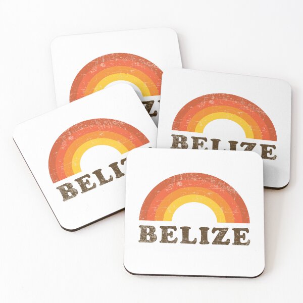 Item preview, Belize Retro Vintage Rainbow Vacation Souvenir designed and sold by Delightfully Cynical.