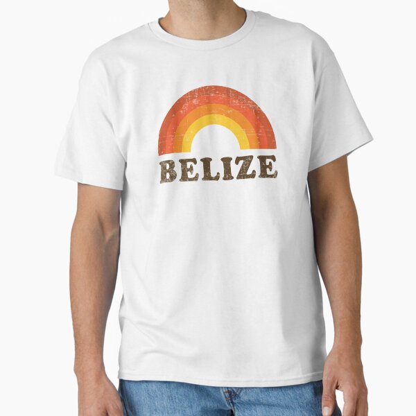 Item preview, Belize Retro Vintage Rainbow Vacation Souvenir designed and sold by Delightfully Cynical.