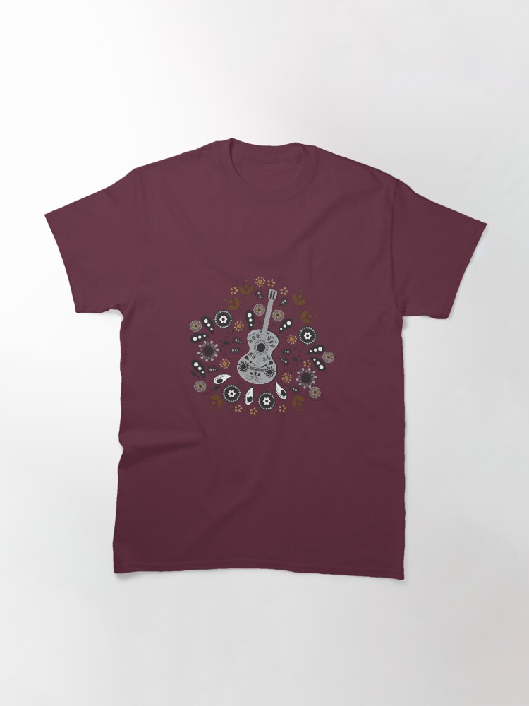 Alternate view of Boho Chloe Rustic Red Classic T-Shirt