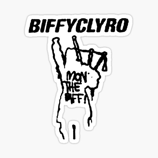 "Official Merchandise of Biffy Clyro" Sticker for Sale by maryrutcher