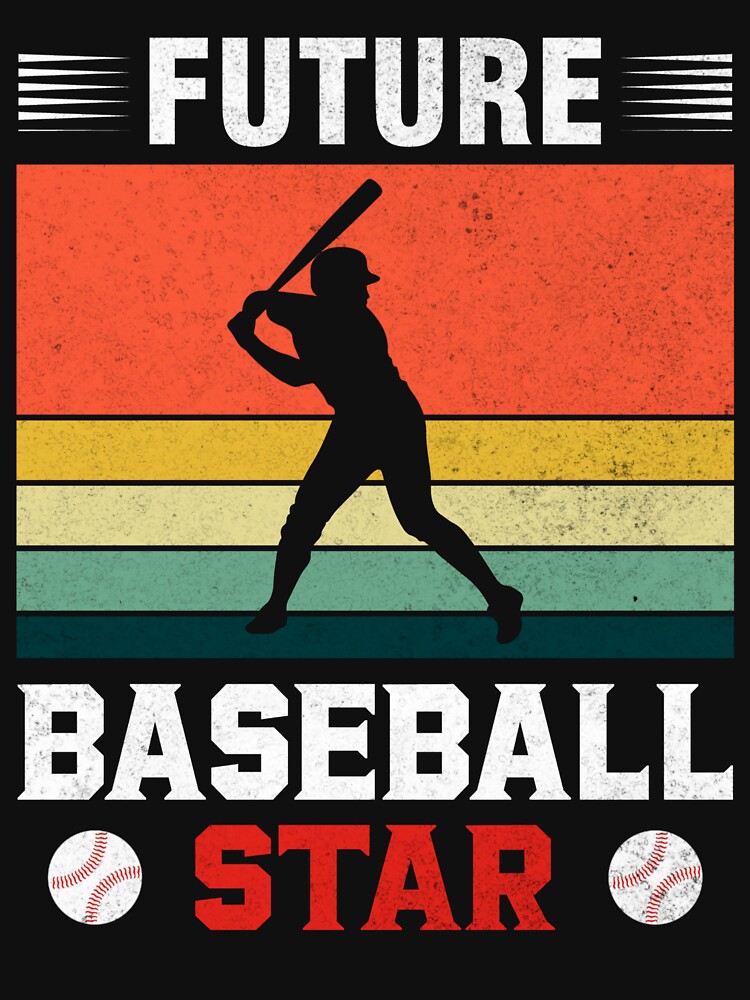 Premium Vector  Future baseball star t shirt design.