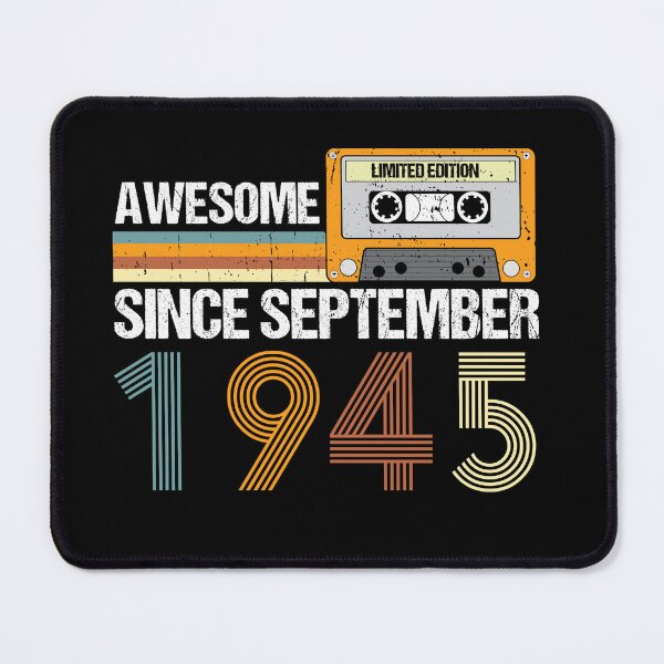 Item preview, Awesome Since September 1945 | 77th birthday | vintage September 1945 designed and sold by AMINE  ★★★★★.