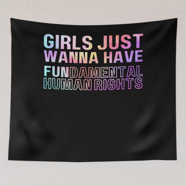 Item preview, Girls Just Wanna Have Fundamental Rights Feminism Tie Dry designed and sold by edensmr.