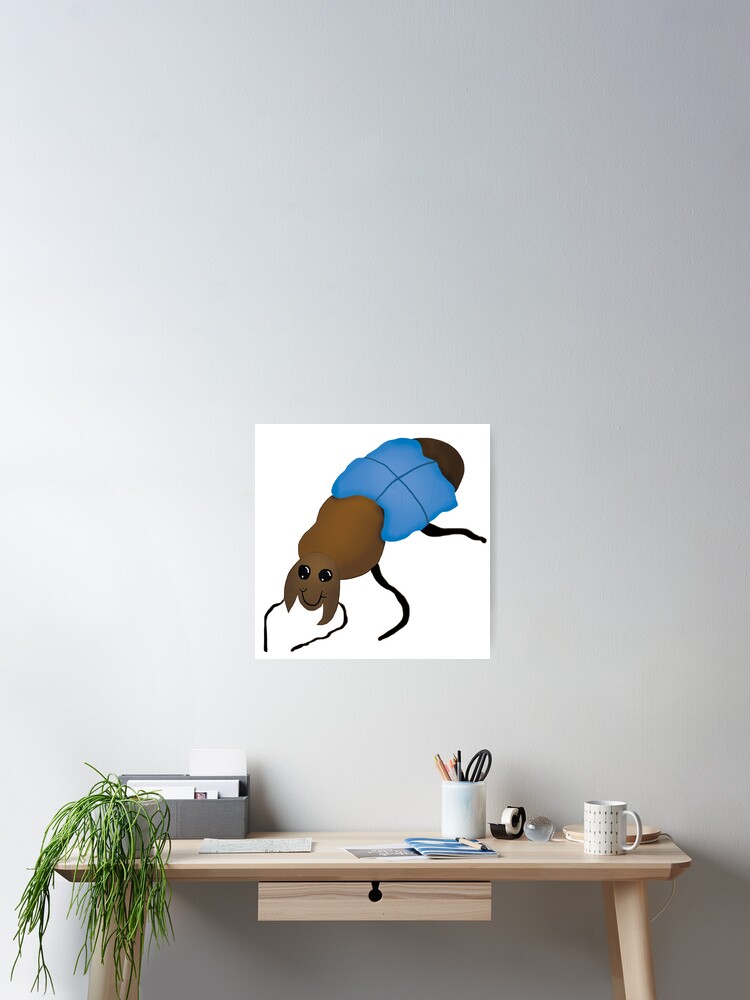 Thumbnail 2 of 3, Poster, Snug As A Bug In A Rug designed and sold by CloudedConcept.