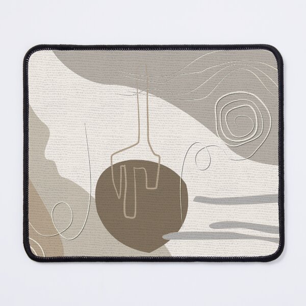 Item preview, Abstract - Go with the Flow 2 in Beige designed and sold by simplydesignart.