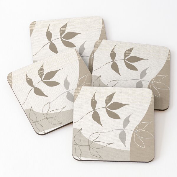 Item preview, Abstract - Go with the Flow 3 in Beige designed and sold by simplydesignart.
