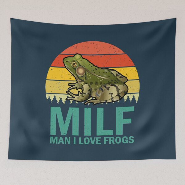 Item preview, MILF Man I Love Frogs Funny Frogs designed and sold by valexni.