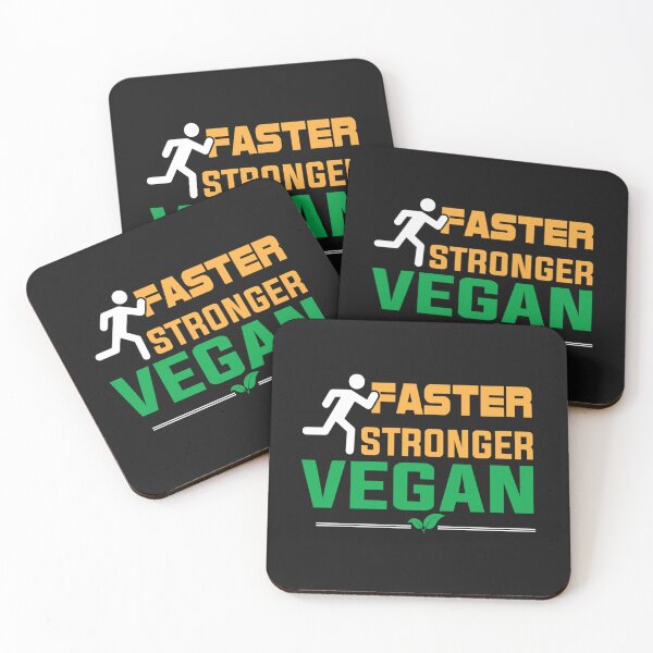Item preview, Faster Stronger Vegan T Shirt designed and sold by Dieter-Marshall.