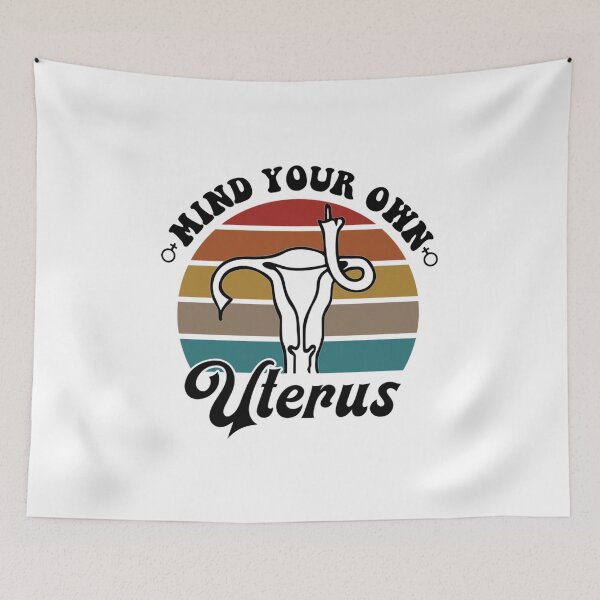 Item preview, Mind Your Own Uterus  Middle Finger Uterus designed and sold by valexni.