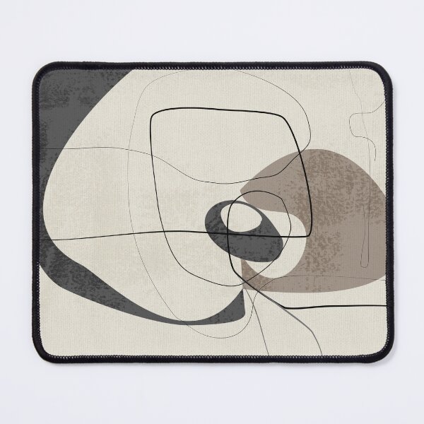 Item preview, Minimalist Abstract Art Shapes - Scribbles Smokey Blue 2 designed and sold by simplydesignart.