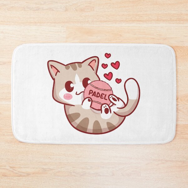Item preview, Kawaii Kitty or Kitten with Padel Tennis Ball Cute Paddle Tennis Cat designed and sold by grinta2021.