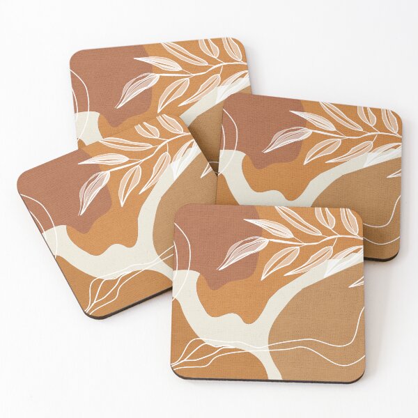 Item preview, Leafy Lane in Ochre 3 designed and sold by simplydesignart.