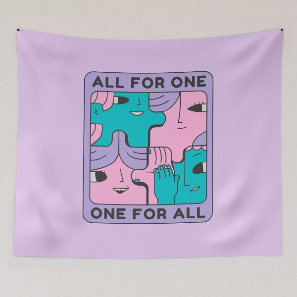 Item preview, All for one, one for all! designed and sold by Shiablue.
