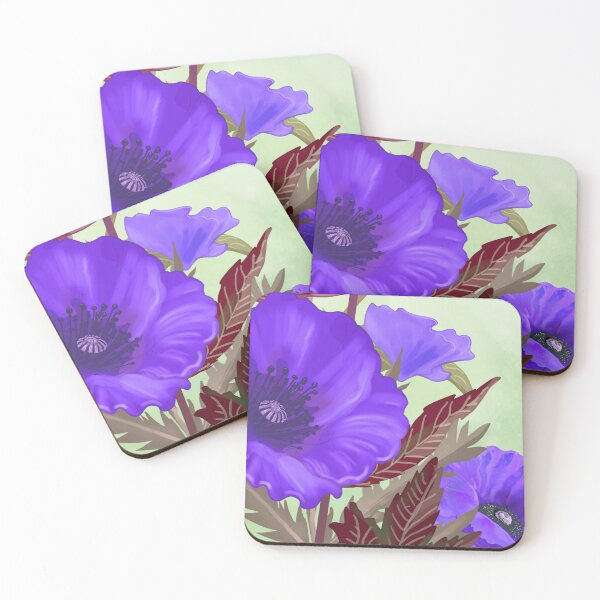 Item preview, Premium Flower Art purple  designed and sold by Tshirtstory.