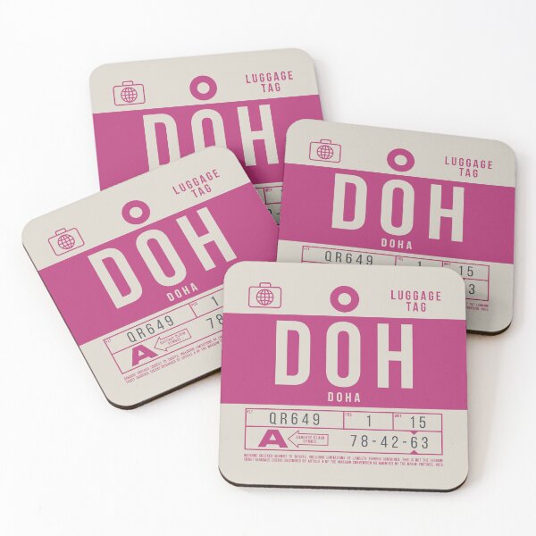 Item preview, Luggage Tag B - DOH Doha Qatar designed and sold by VoodooCircus.