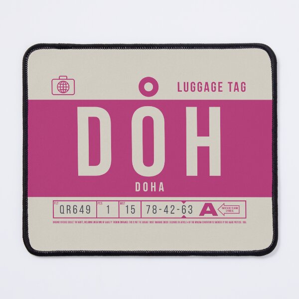 Item preview, Luggage Tag B - DOH Doha Qatar designed and sold by VoodooCircus.