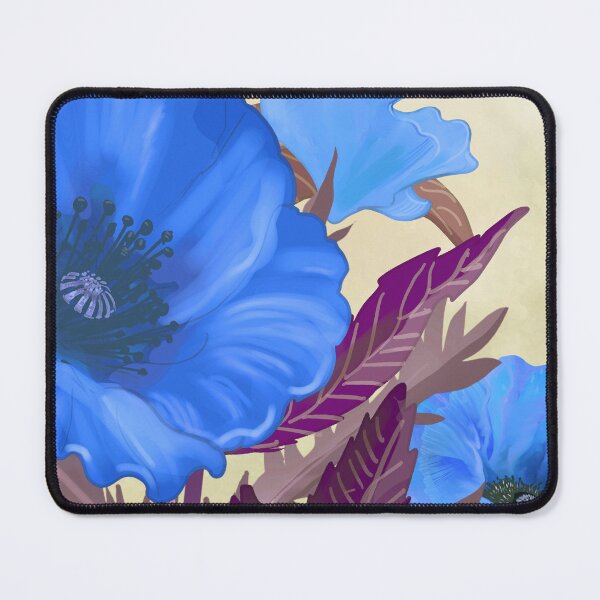 Item preview, Premium Flower Art Blue designed and sold by Tshirtstory.
