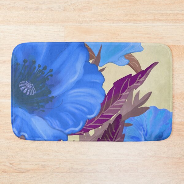 Item preview, Premium Flower Art Blue  designed and sold by Tshirtstory.