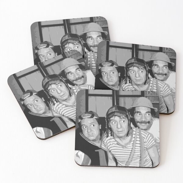 Item preview, El Chavo del Ocho - Don Ramón - Quico - Chaves - Seu Madruga - Black and White - El Chavo del 8 designed and sold by RazzArt.