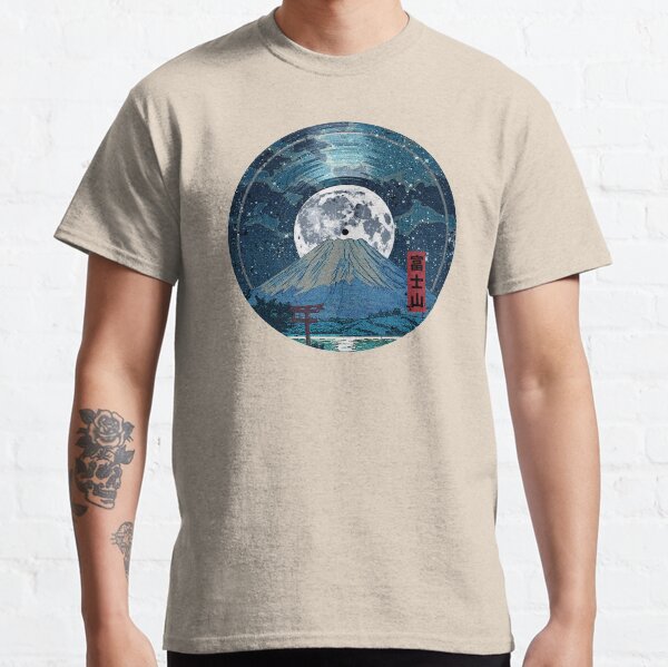 Mt. Fuji Night LP Sky Classic T-Shirt