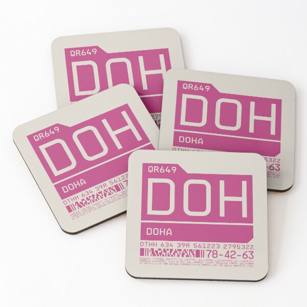 Item preview, Luggage Tag C - DOH Doha Qatar designed and sold by VoodooCircus.