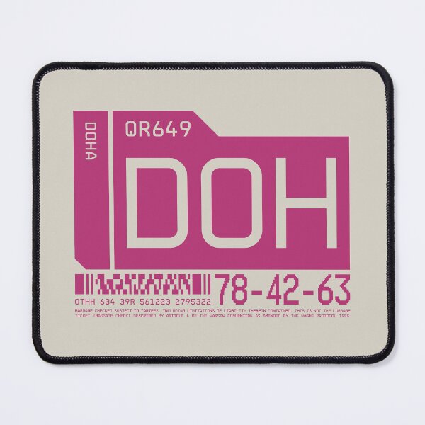 Item preview, Luggage Tag C - DOH Doha Qatar designed and sold by VoodooCircus.