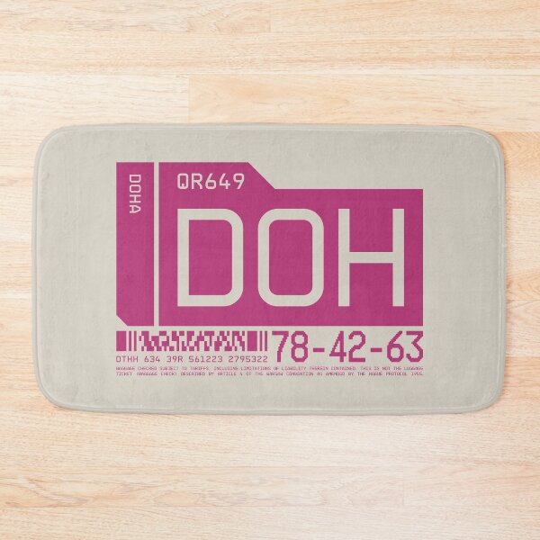 Item preview, Luggage Tag C - DOH Doha Qatar designed and sold by VoodooCircus.