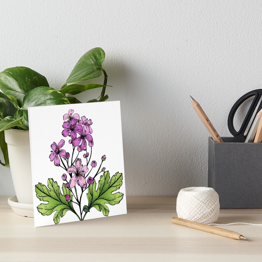 Item preview, Art Board Print designed and sold by ColoredTime.