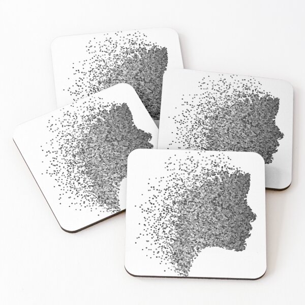Item preview, Dissolved dotted woman face designed and sold by FMQ Store.