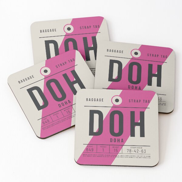 Item preview, Luggage Tag E - DOH Doha Qatar designed and sold by VoodooCircus.