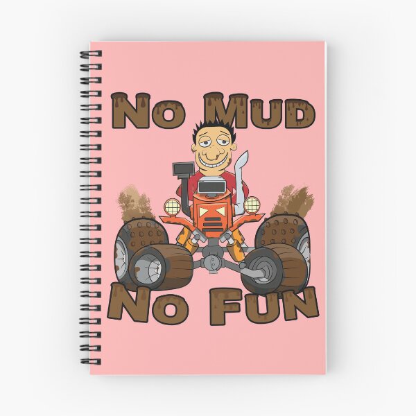 Item preview, No Mud No Fun Off Road Tractor Red designed and sold by ETVdesign.