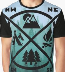 Camiseta gráfica Nunca dejes de explorar