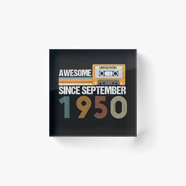 Item preview, impresionante desde septiembre de 1950 | 72 cumpleaños | cosecha septiembre 1950 designed and sold by AMINE ★★★★★.