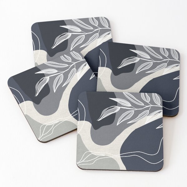 Item preview, Leafy Lane in Blue 3 designed and sold by simplydesignart.