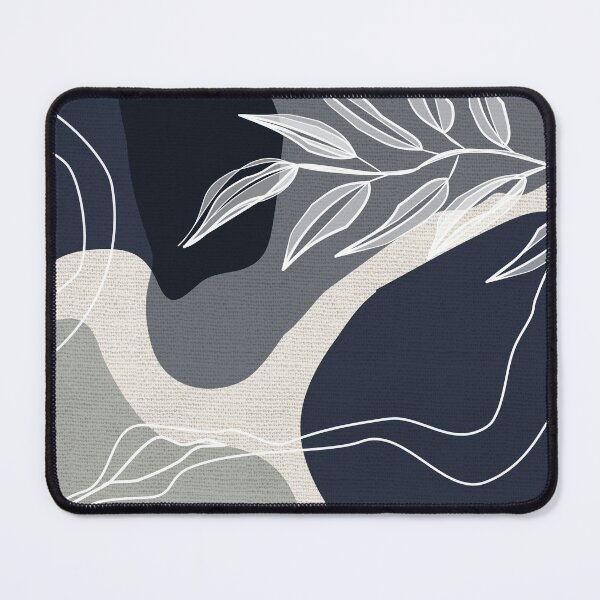 Item preview, Leafy Lane in Blue 3 designed and sold by simplydesignart.