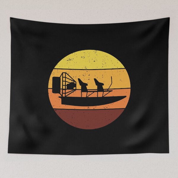 Item preview, Airboat Fanboat Airboating Swamp boat Vintage Retro designed and sold by CuteDesigns1.