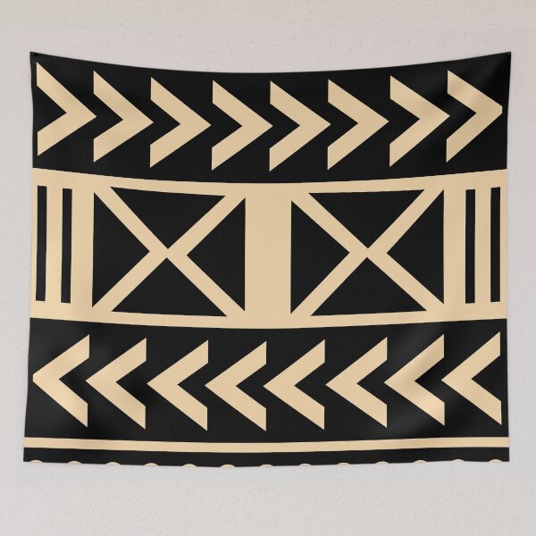Item preview, African mud cloth black and white Trending Black And White Cloths designed and sold by SeemDev786.