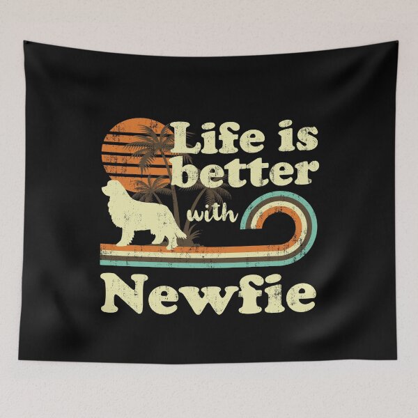 Item preview, Life is Better with Newfoundland Newfie Vintage designed and sold by rafaeltto.
