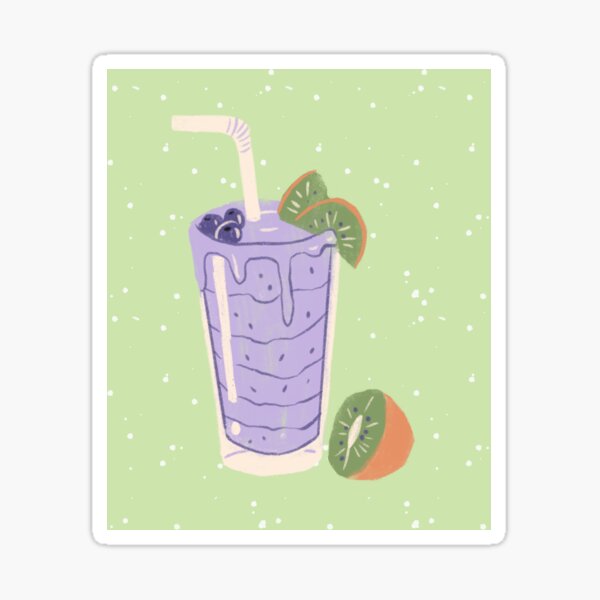 Item preview, Kiwi blueberry milkshake  designed and sold by SkyisBright.