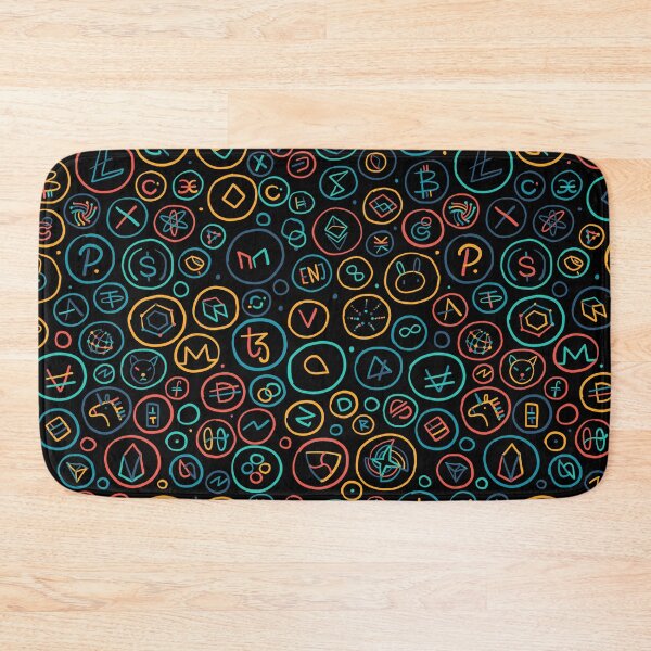 Item preview, Cryptocurrency Financial Items Background. Bitcoin and Altcoins Collection. designed and sold by Kudryashka.
