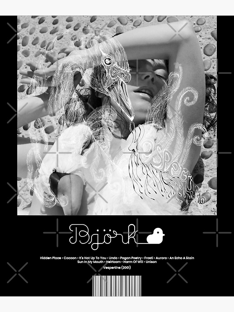 The Great Retro Bjork Funny Life Vespertine Music Awesome | Poster