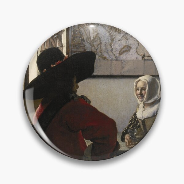 Item preview, Officer and Laughing Girl (1657) - Johannes Vermeer designed and sold by SALON DES ARTS.