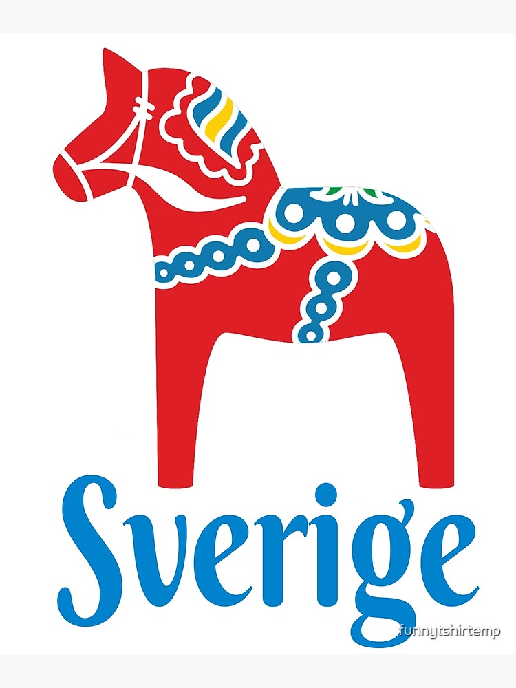 Order On Sale Swedish Swedish Decorated Dala Dala Horse RARE White Big - Horse D