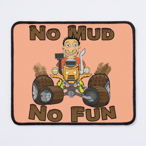 Item preview, No Mud No Fun Off Road Tractor Orange designed and sold by ETVdesign.