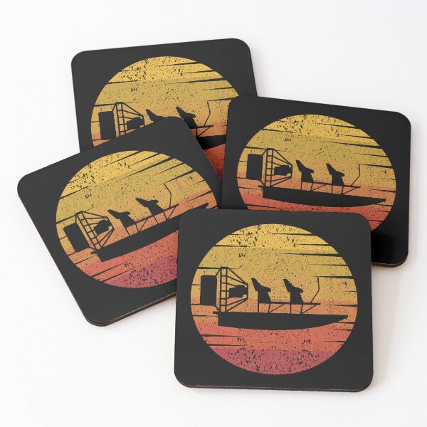 Item preview, Airboat Fanboat Airboating Swamp boat Vintage Retro designed and sold by CuteDesigns1.