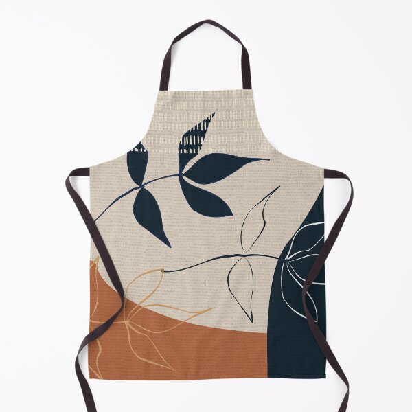 Item preview, Abstract - Go with the Flow 3 in Navy and Ochre designed and sold by simplydesignart.