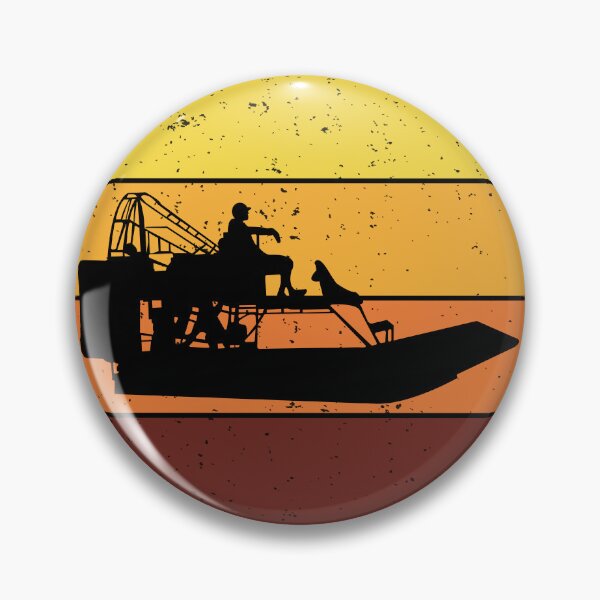 Item preview, Airboat Fanboat Airboating Swamp boat Vintage Retro designed and sold by CuteDesigns1.
