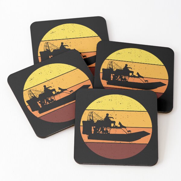 Item preview, Airboat Fanboat Airboating Swamp boat Vintage Retro designed and sold by CuteDesigns1.